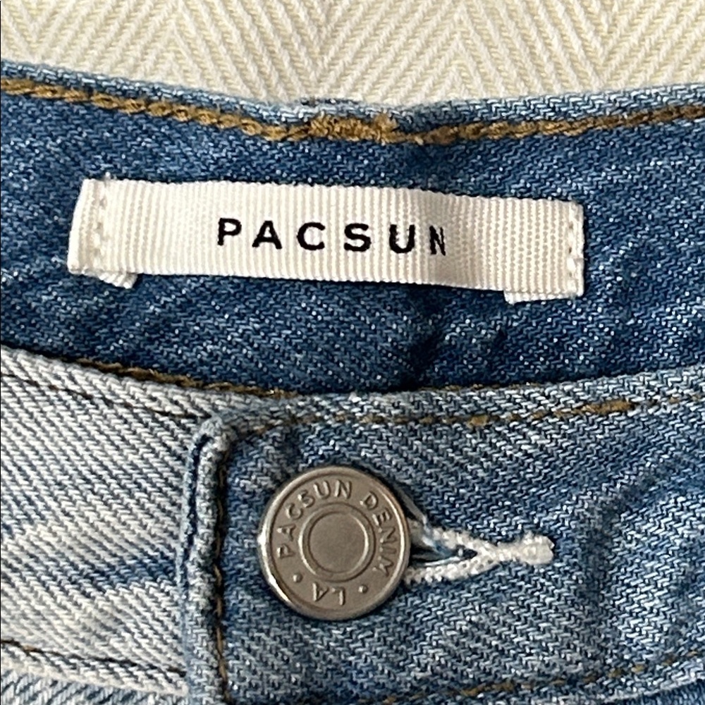 PacSun Ultra High-Rise Vintage Shorts size 28 100% cotton - Picture 2 of 6